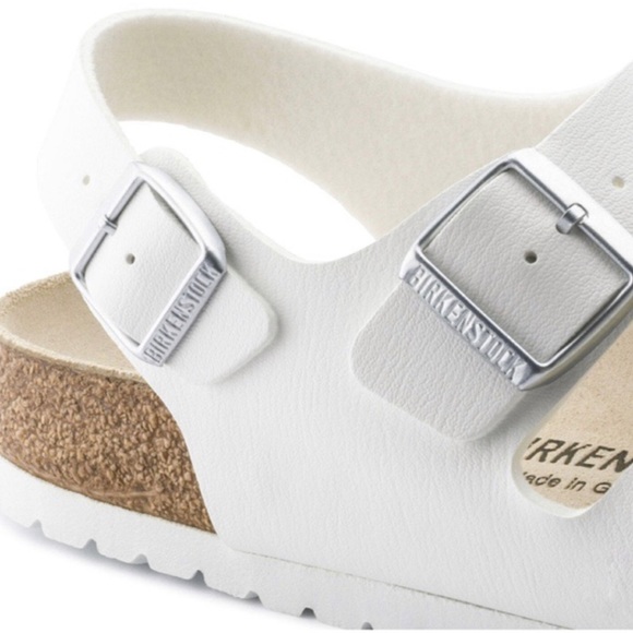 NWT WHITE BIRKENSTOCK MILANO SANDAL SZ 8 - Picture 6 of 6